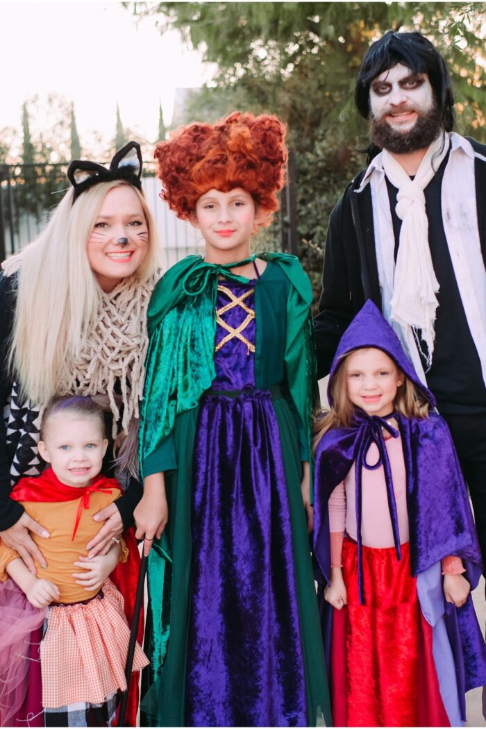 OUR DIY Hocus Pocus Sanderson Sisters costumes!